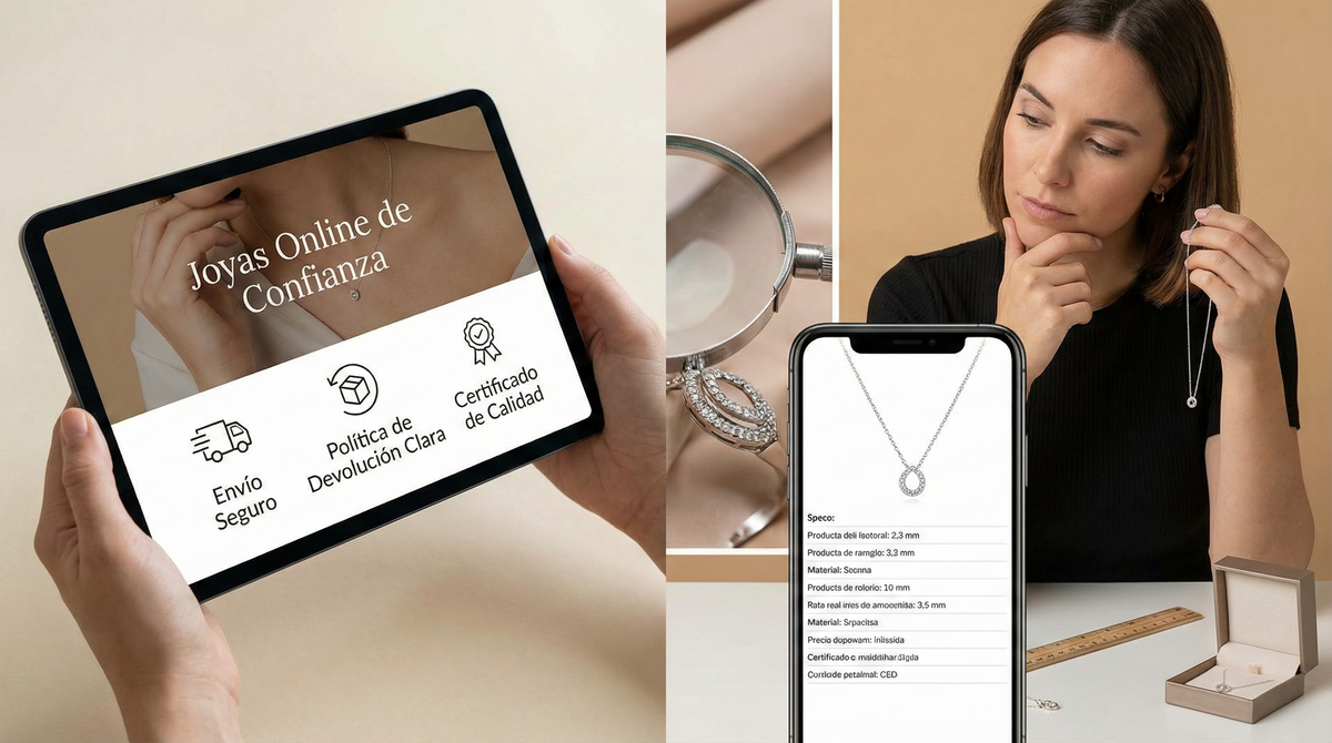 Cómo comprar joyas online con confianza: señales de calidad, políticas y detalles que importan