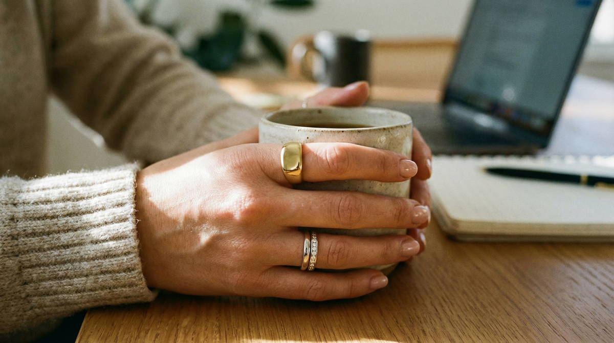 Cómo elegir anillos para uso diario: comodidad, tallas y estilos que no cansan