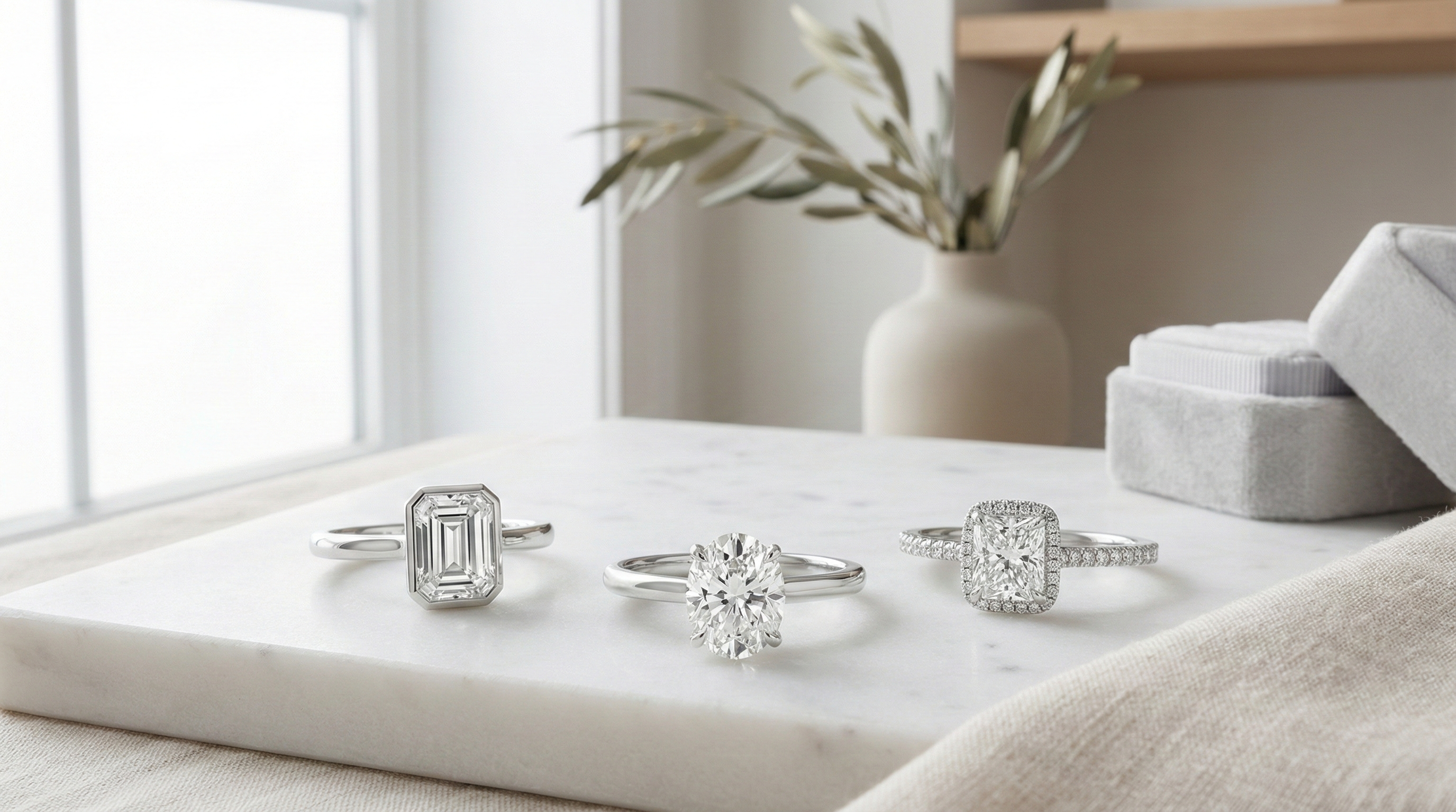 Anillos de compromiso 2026: cortes oval, esmeralda y radiante, y cómo elegir un diseño que no pase de moda