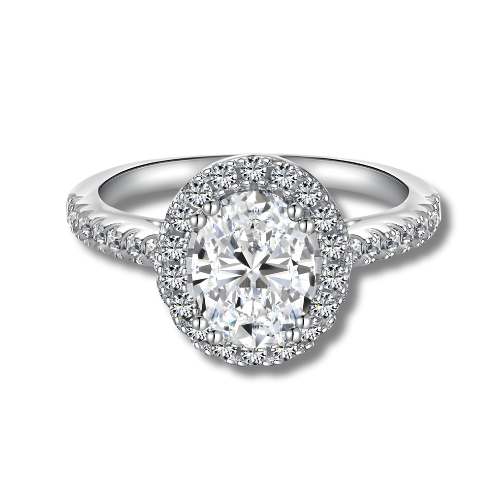 Anillo Concordia Moissanita Oval 1.2CT
