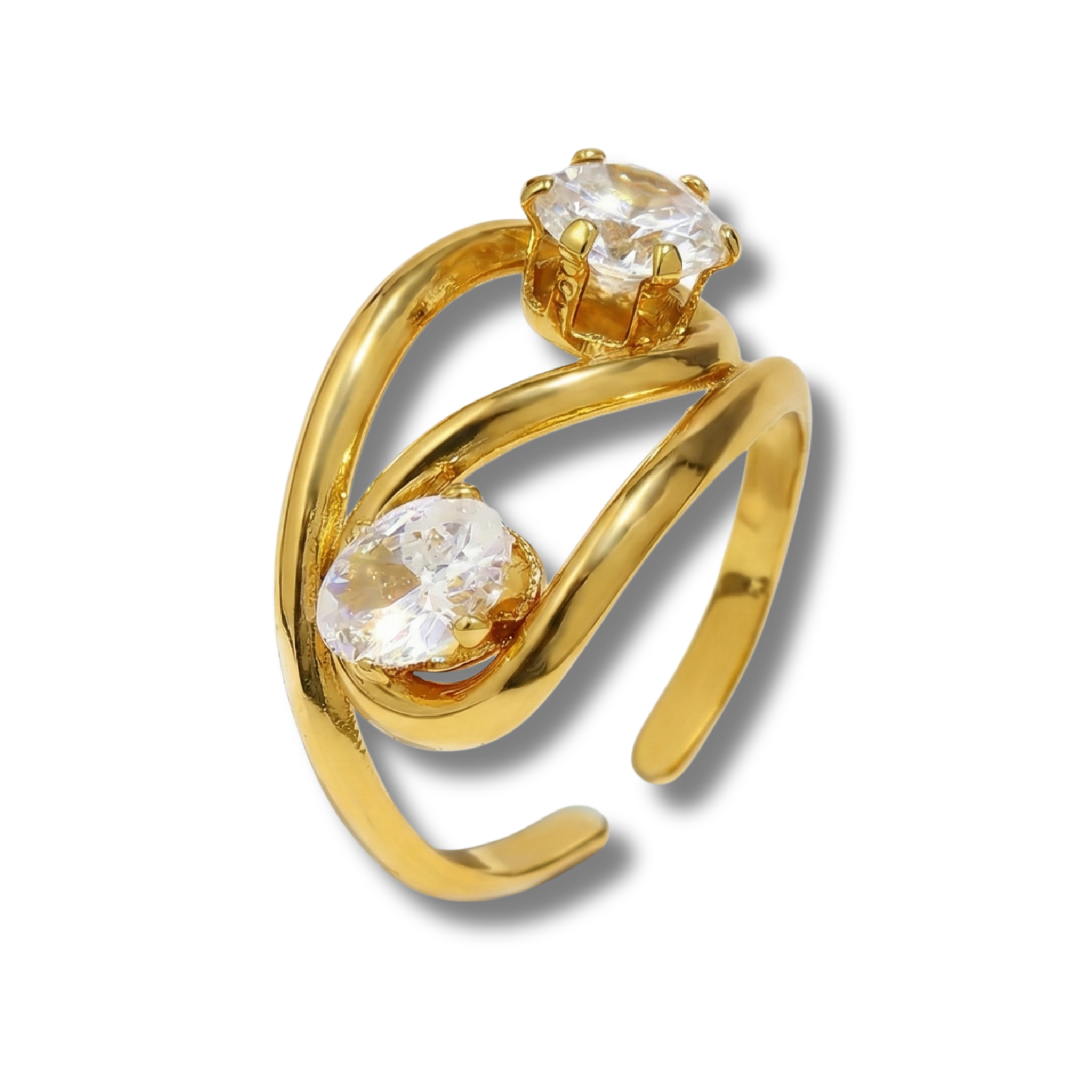 Anillo Destello Doble