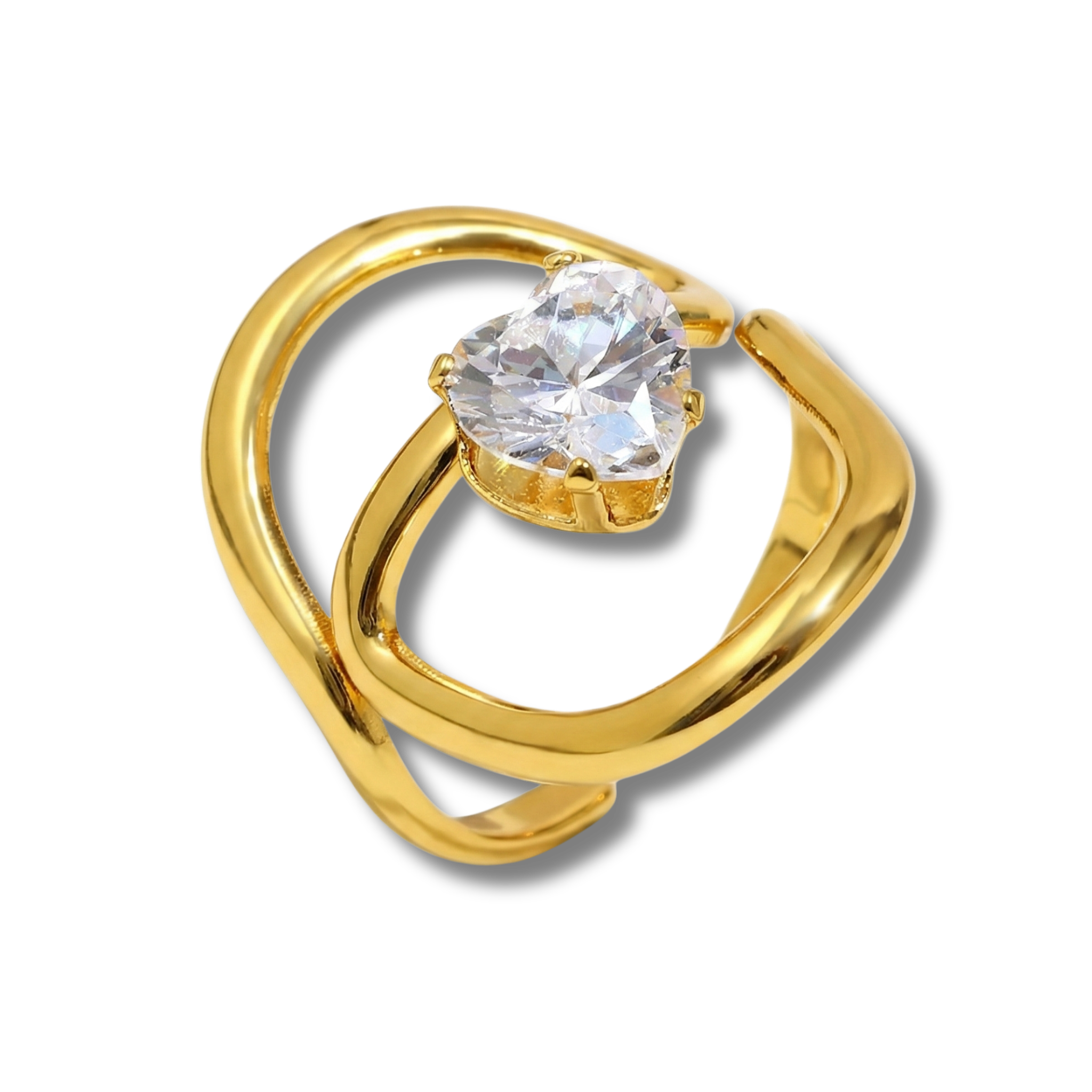 Anillo Destello Solitario