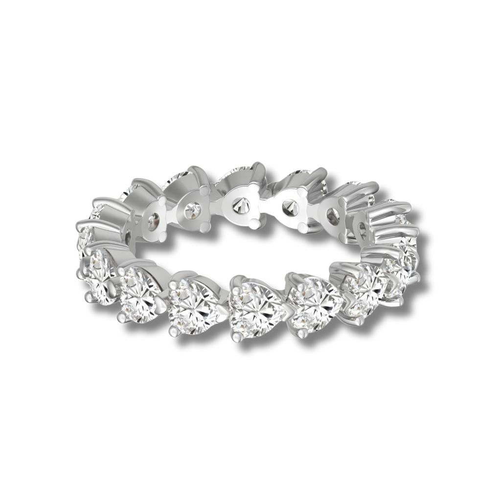 Anillo Alba Moissanita Corazón 4.2CT