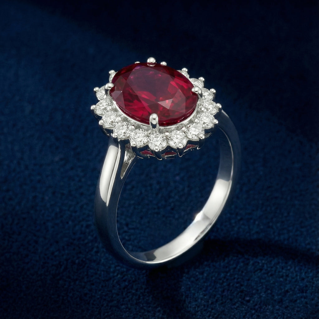 Anillo Rodolita Granate