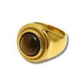 Anillo Sello Lumen Ojo de Tigre