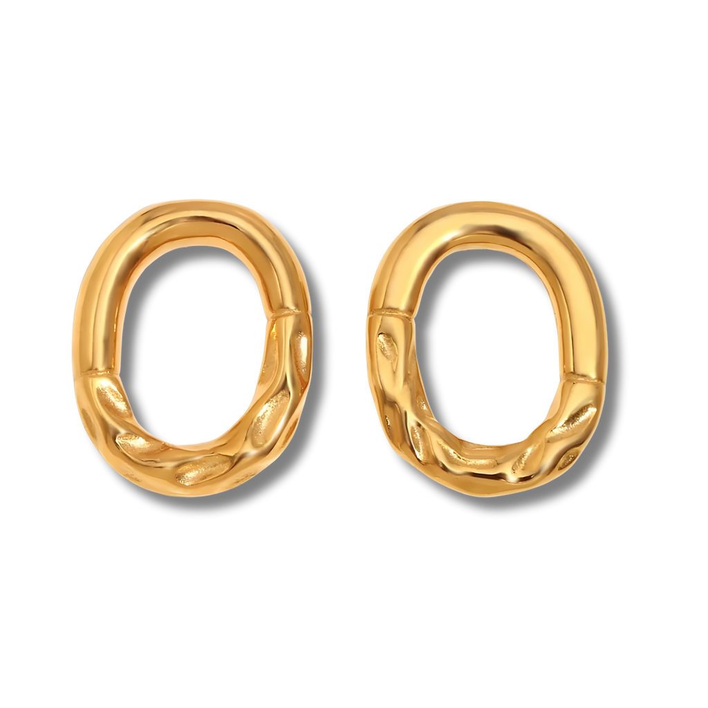 Aros Óvalo Gold