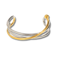 Brazalete Dúo Entrecruzado - Bicolor