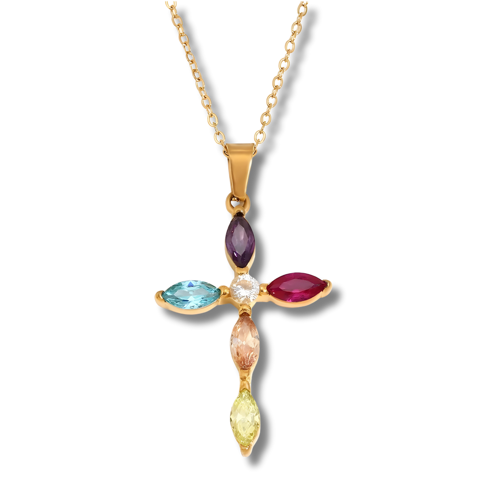 Collar Cruz Aurora Multicolor
