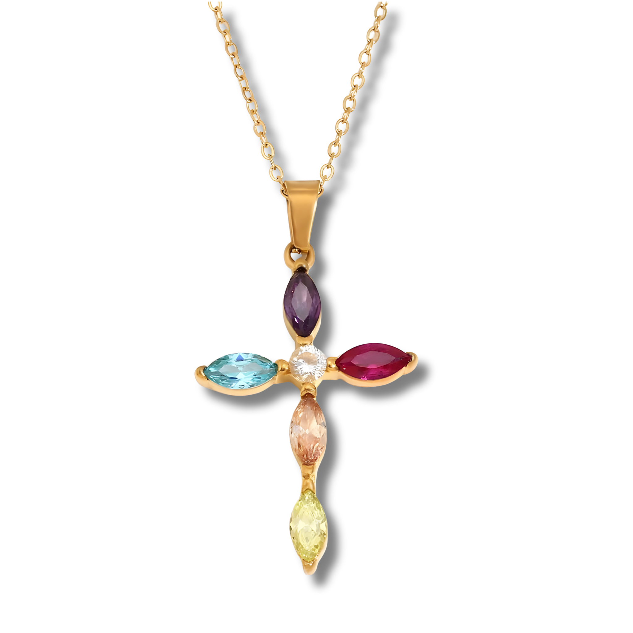 Collar Cruz Aurora Multicolor