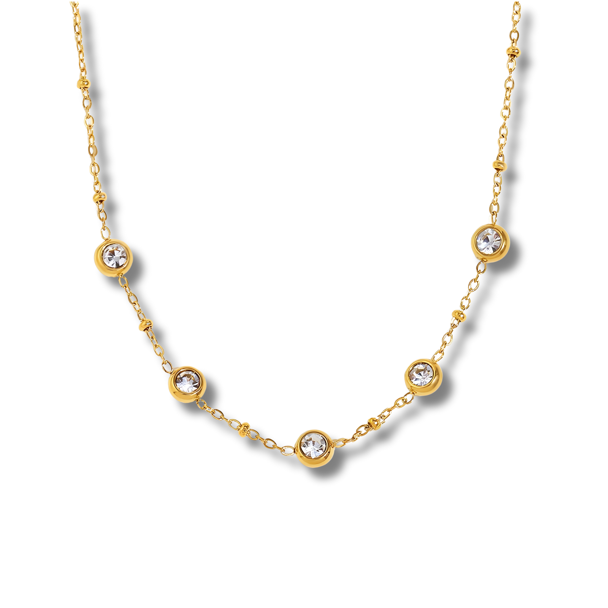 Collar Halo Mini Bezel de Joyería BRIORA