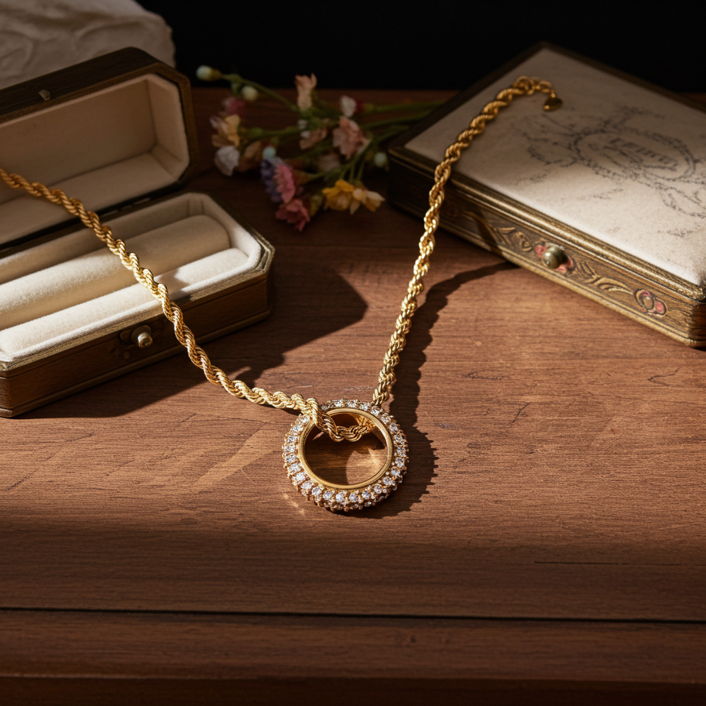 Collar Halo Trenzado