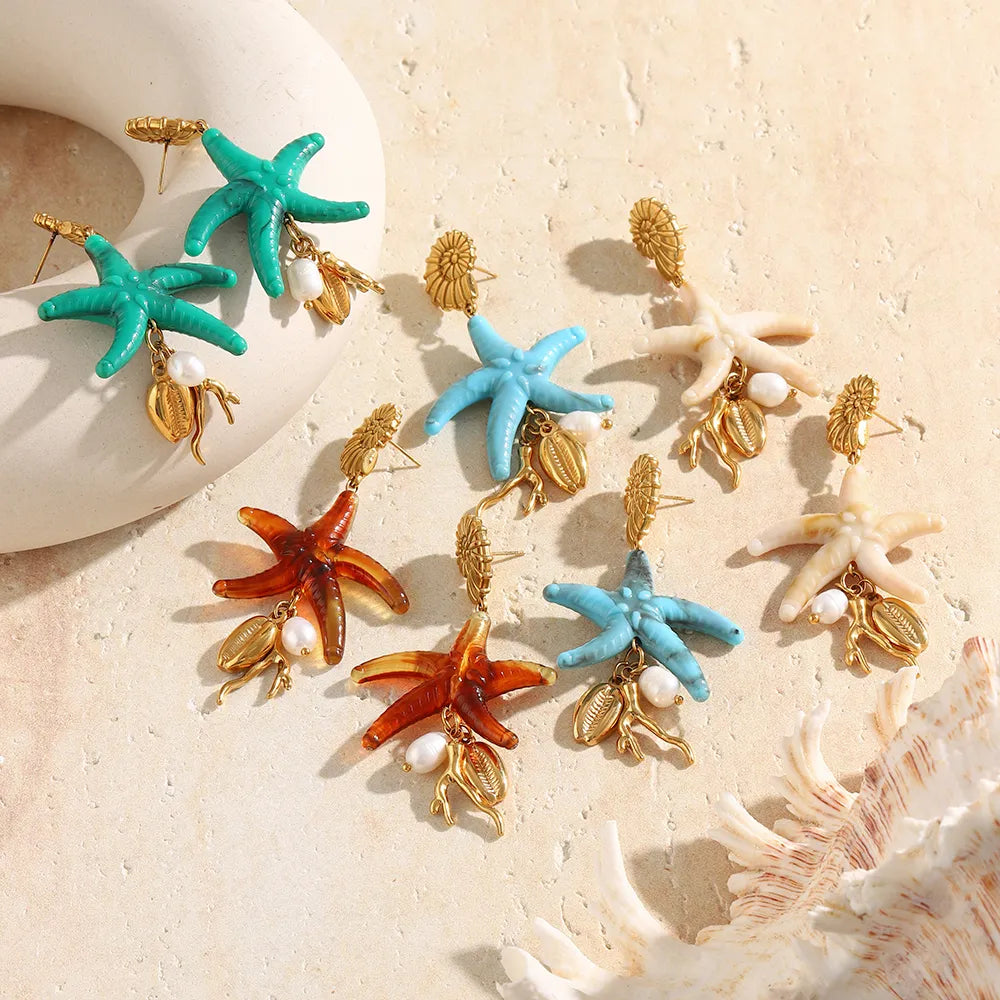 Pendientes Mare Stella Marfil