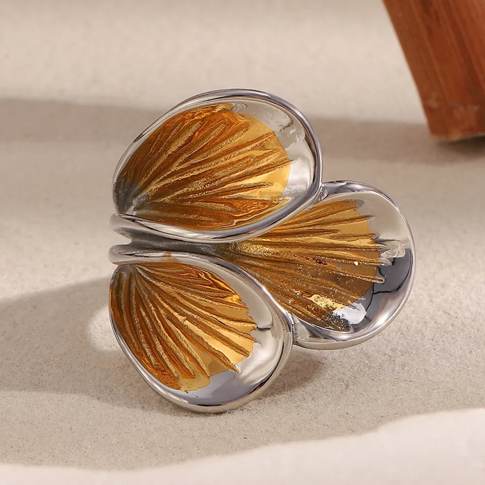 Anillo Pétalos Bicolor