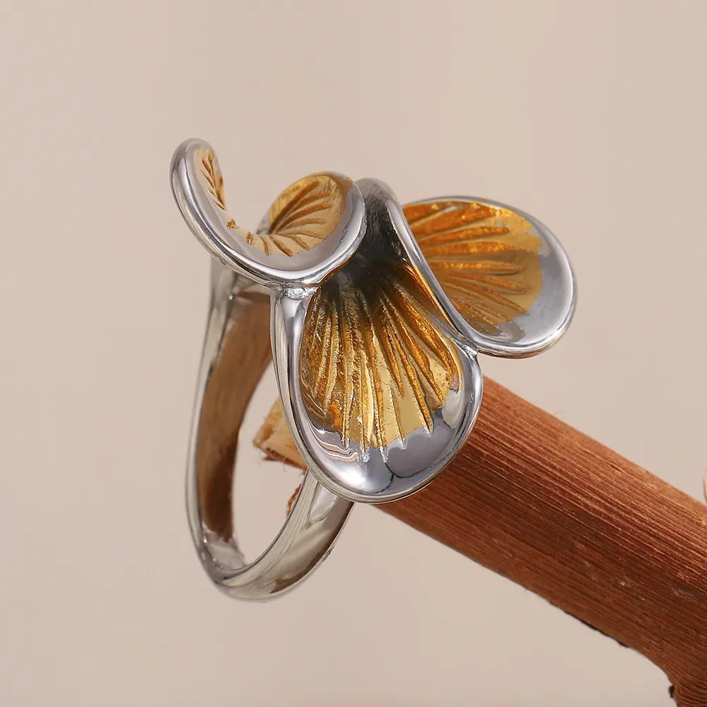 Anillo Pétalos Bicolor