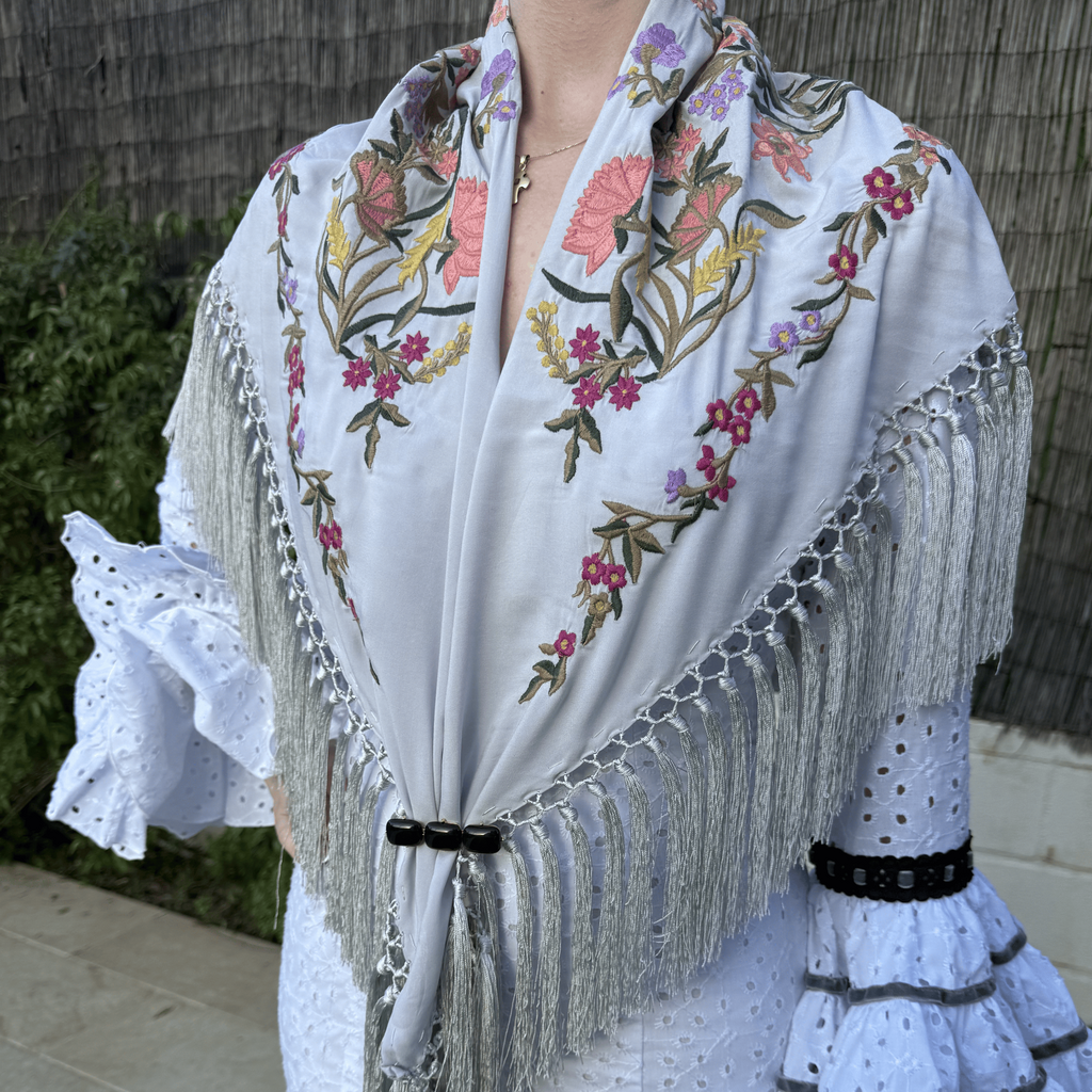 Mantón Caña Gris