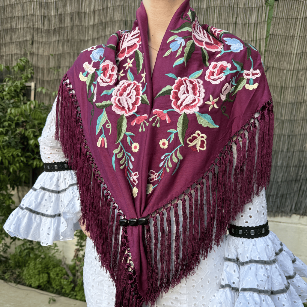 Mantón Zambra Buganvilla