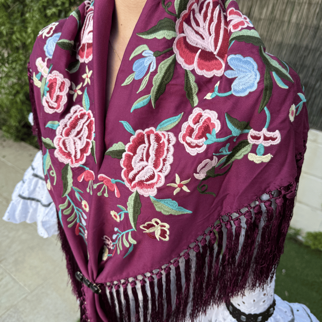 Mantón Zambra Buganvilla