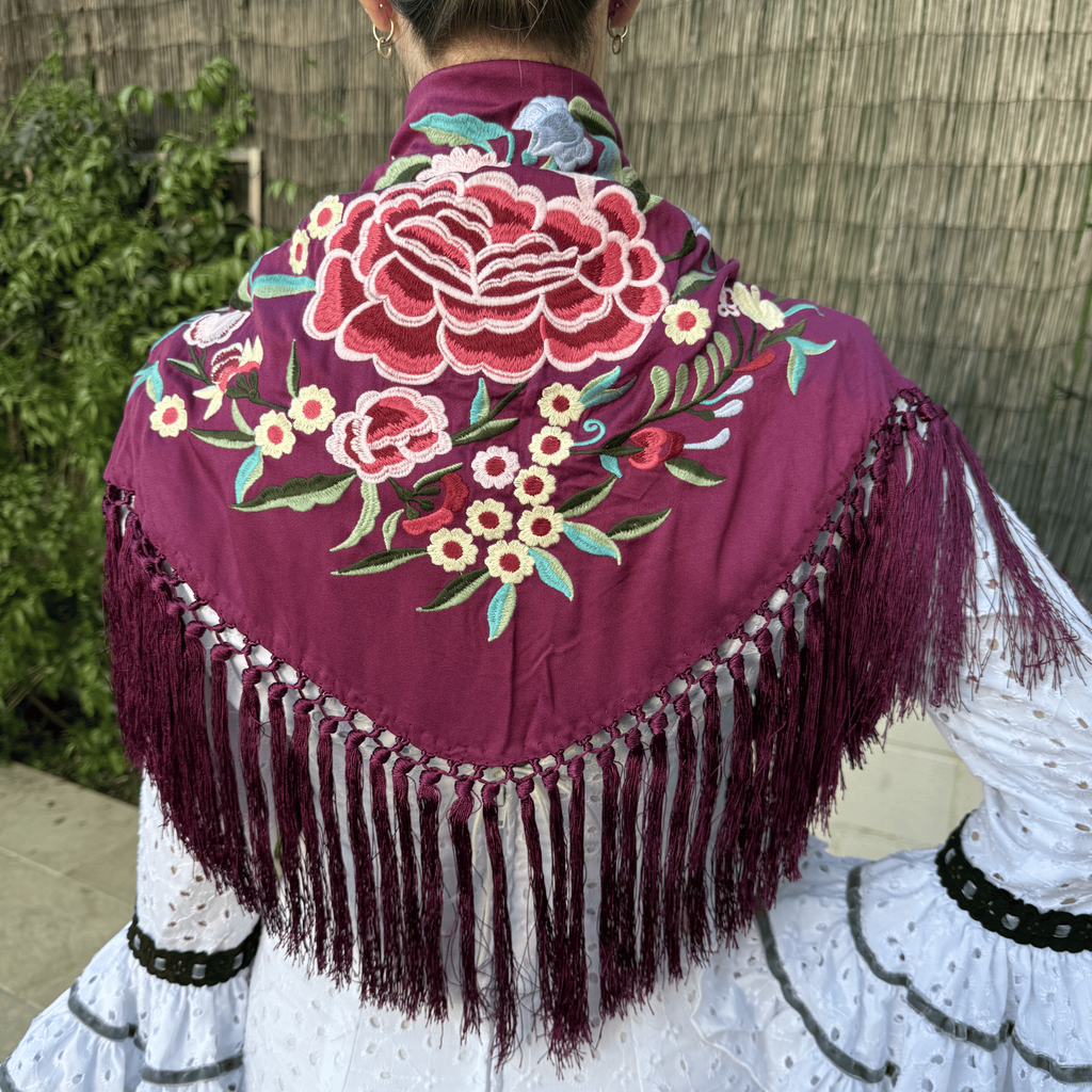 Mantón Zambra Buganvilla
