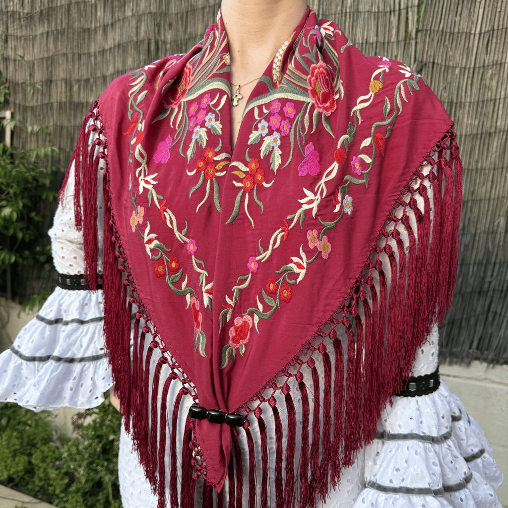 Mantón Fandango Buganvilla