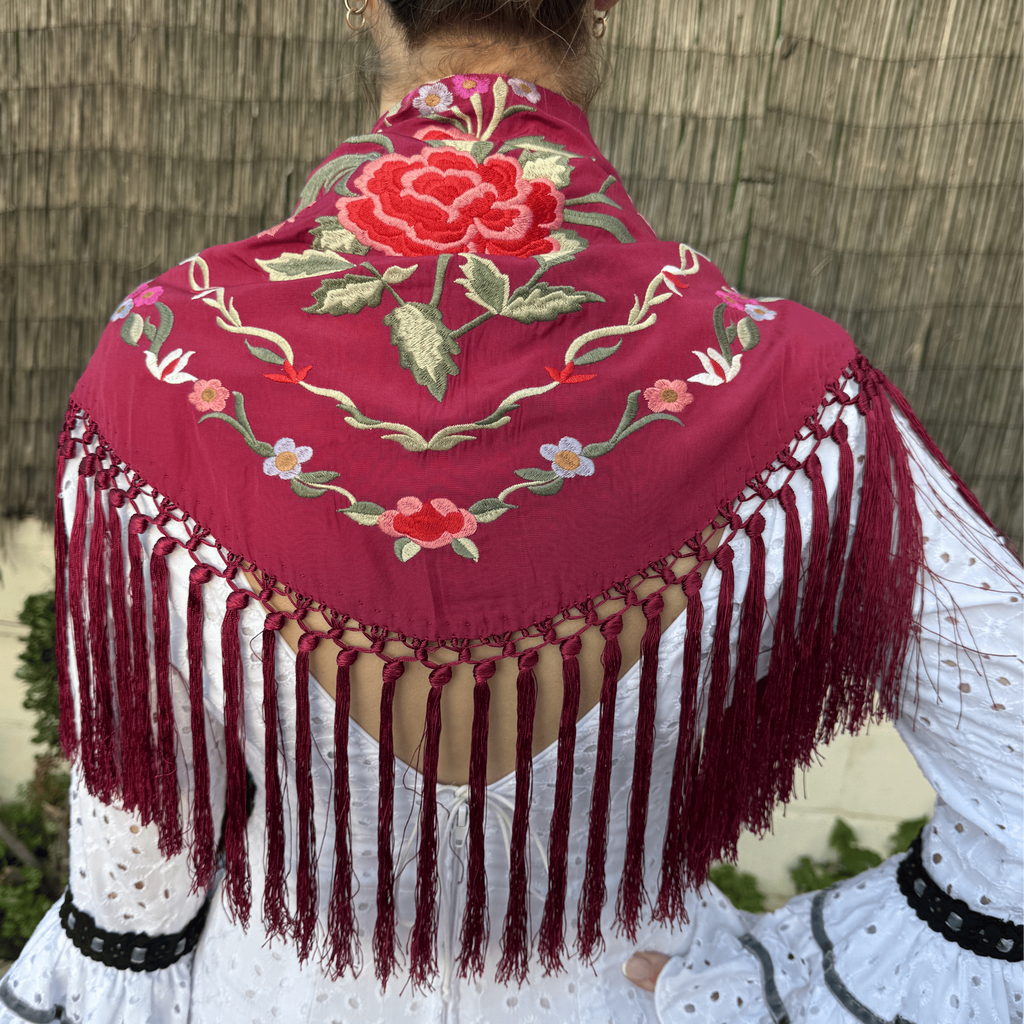 Mantón Fandango Buganvilla