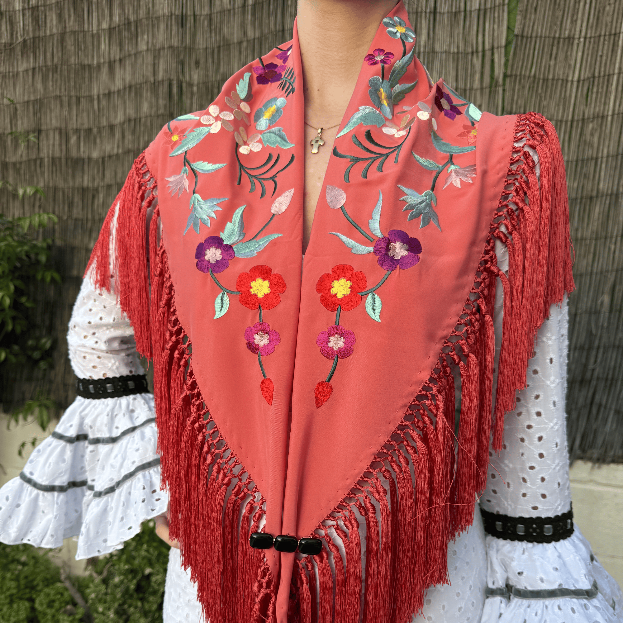 Mantón Malagueña Coral