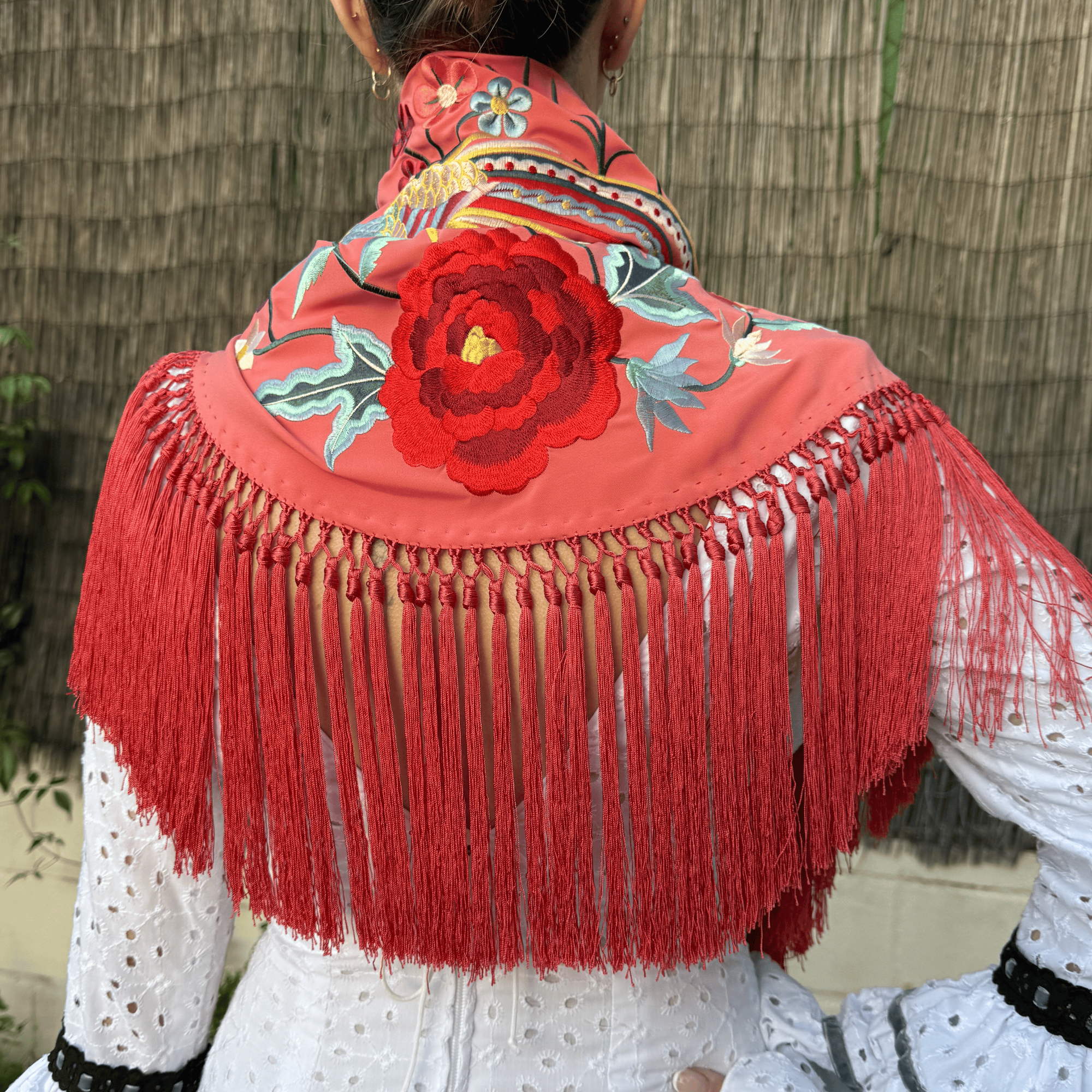 Mantón Malagueña Coral