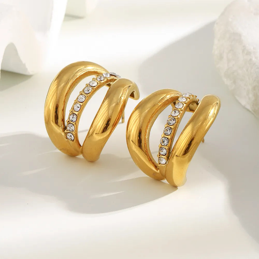 Pendientes Lúmina Triple Aro