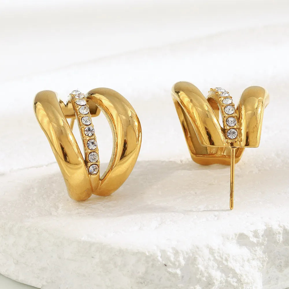 Pendientes Lúmina Triple Aro