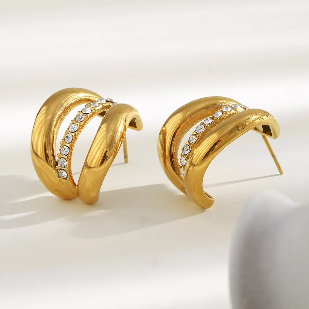 Pendientes Lúmina Triple Aro