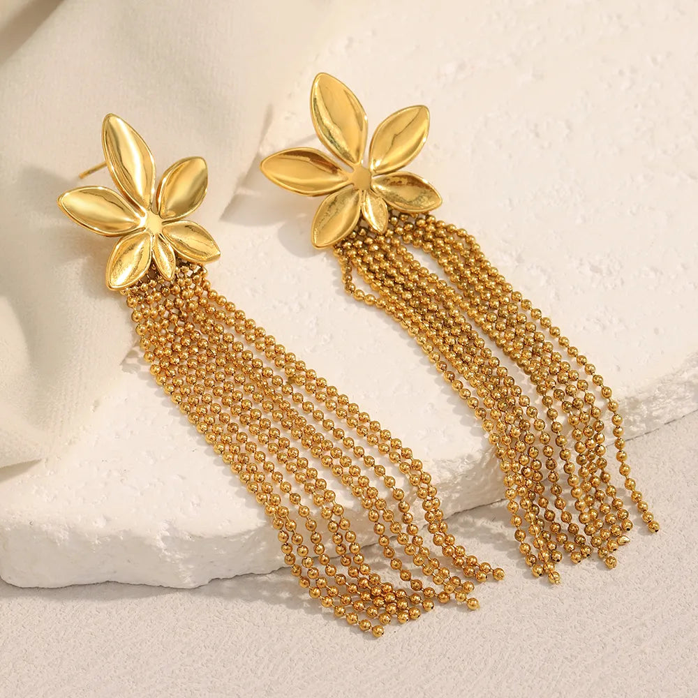Pendientes Fleur Cascade