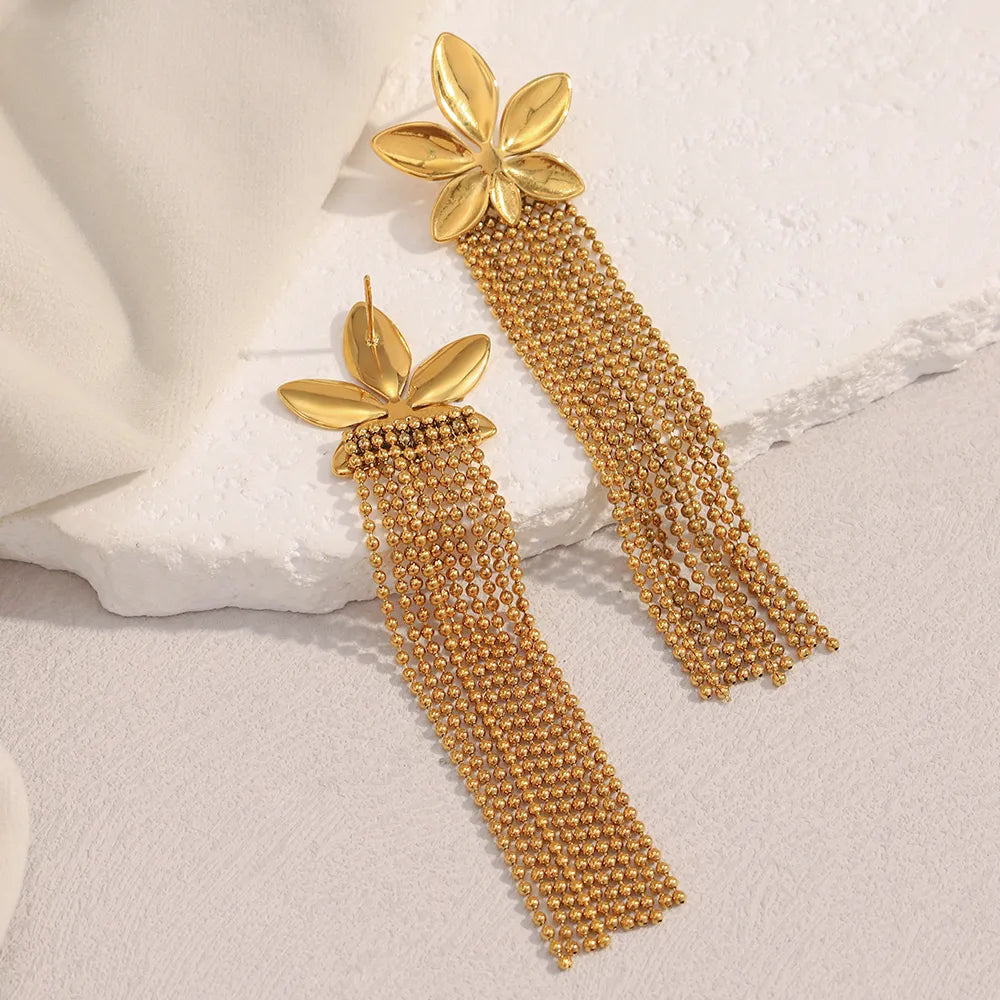 Pendientes Fleur Cascade