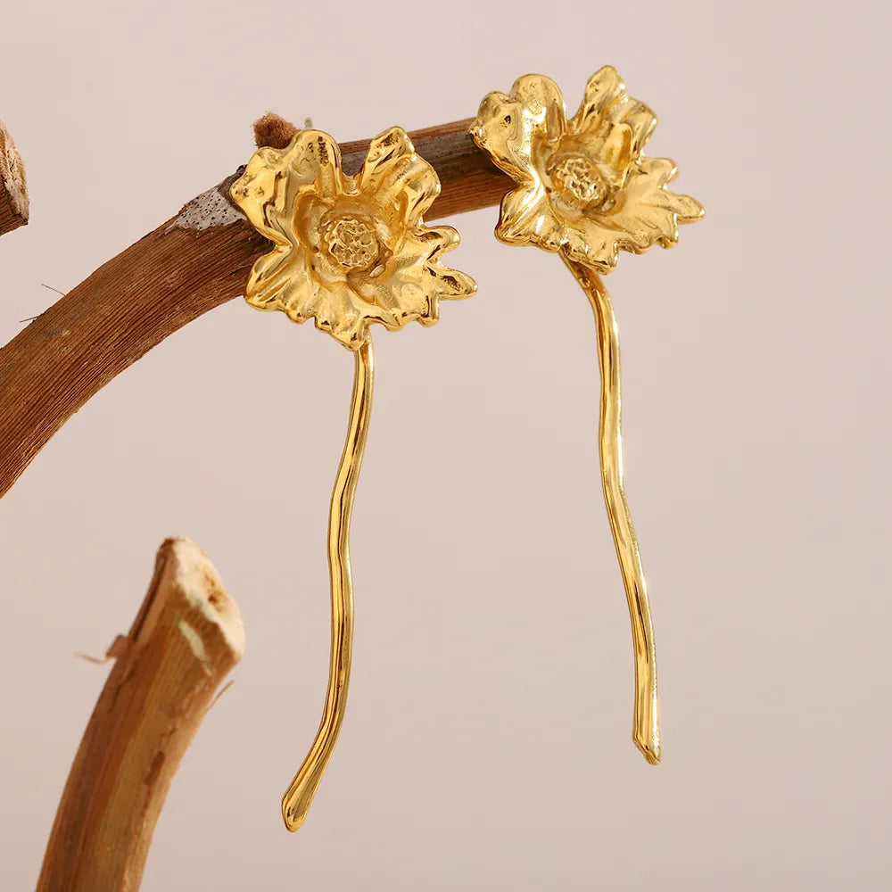 Pendientes Flor Solaire