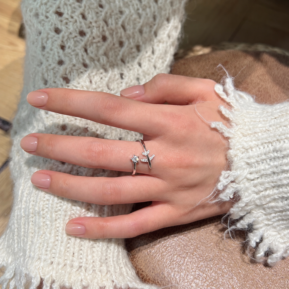 Anillo Moissanita Voyage 0.13CT