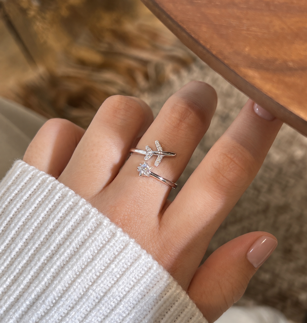 Anillo Moissanita Voyage 0.13CT