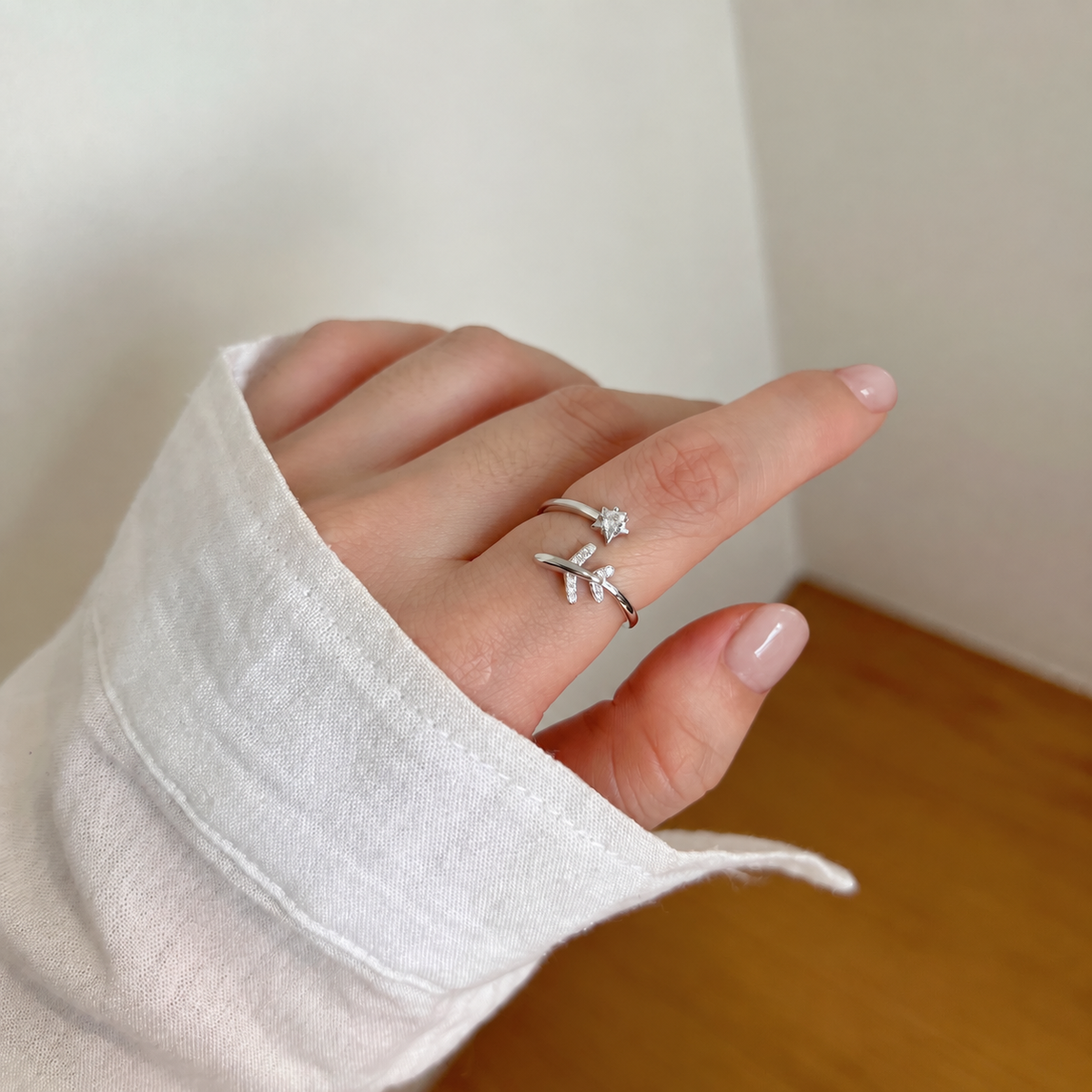 Anillo Moissanita Voyage 0.13CT