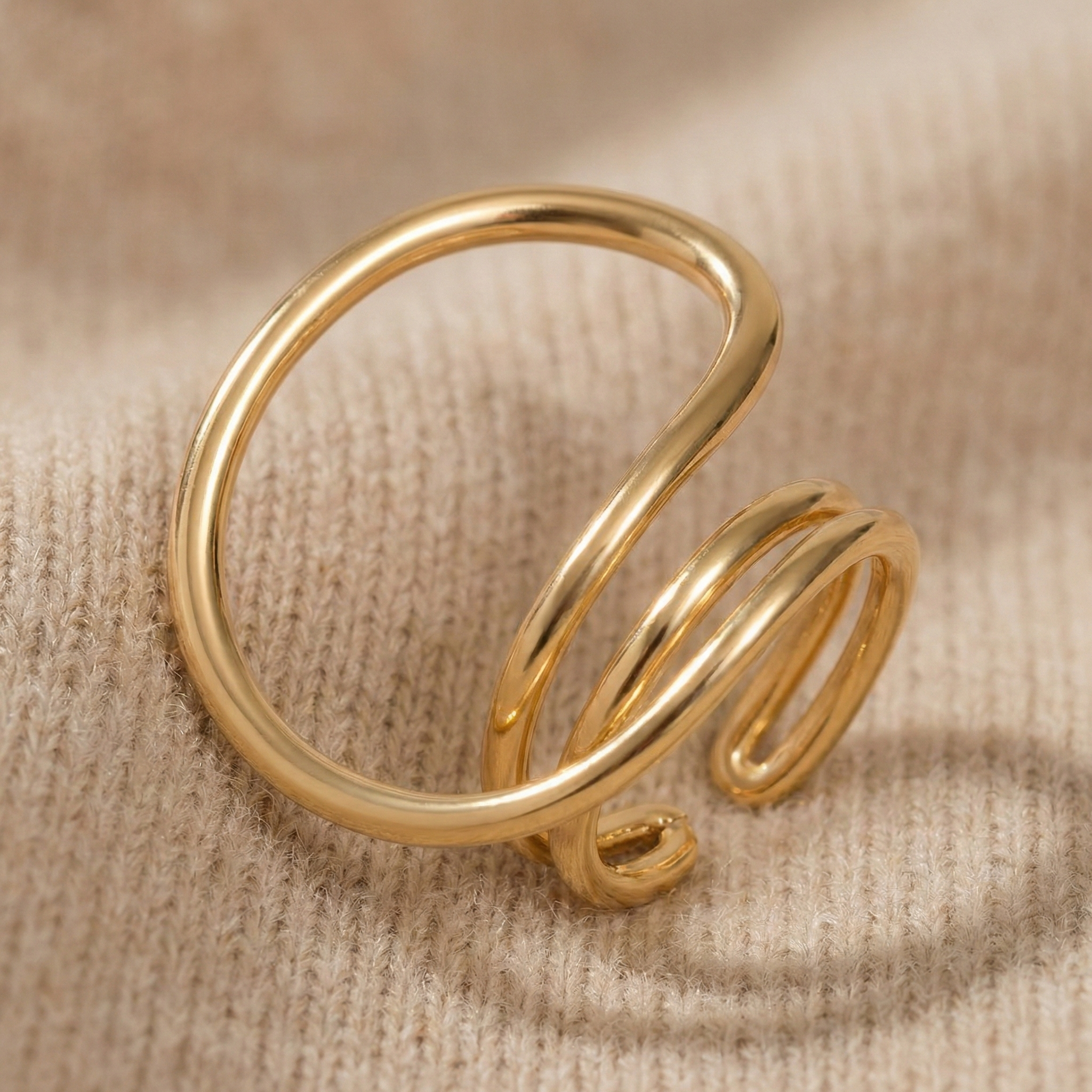 Anillo Loop Geométrico