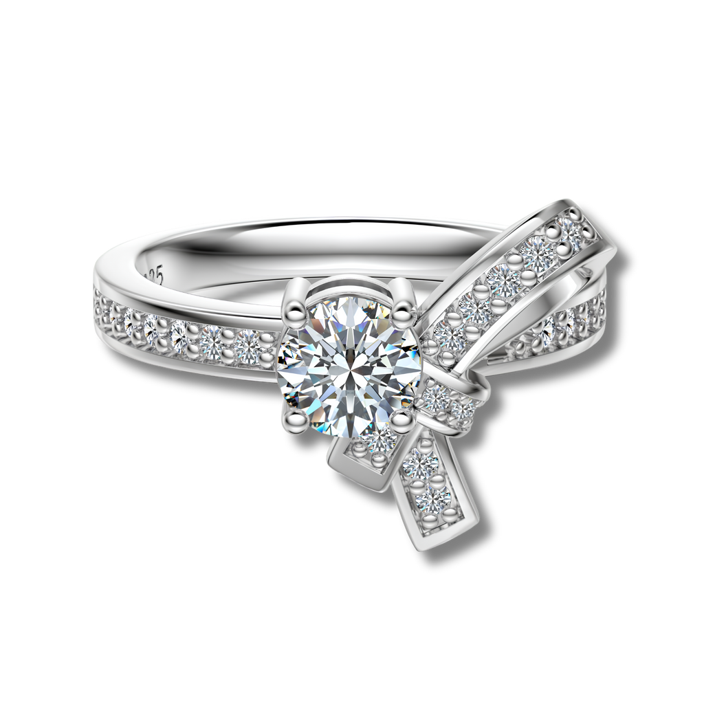 Anillo Moissanita Lazo 0.84CT
