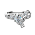 Anillo Moissanita Lazo 0.84CT