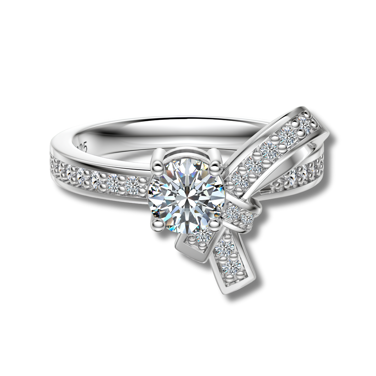 Anillo Moissanita Lazo 0.84CT