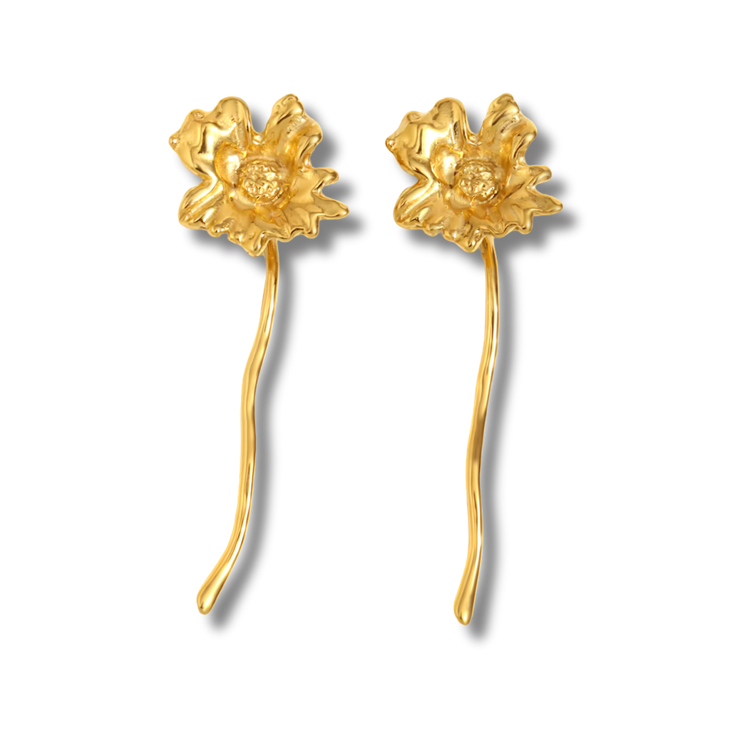 Pendientes Flor Solaire