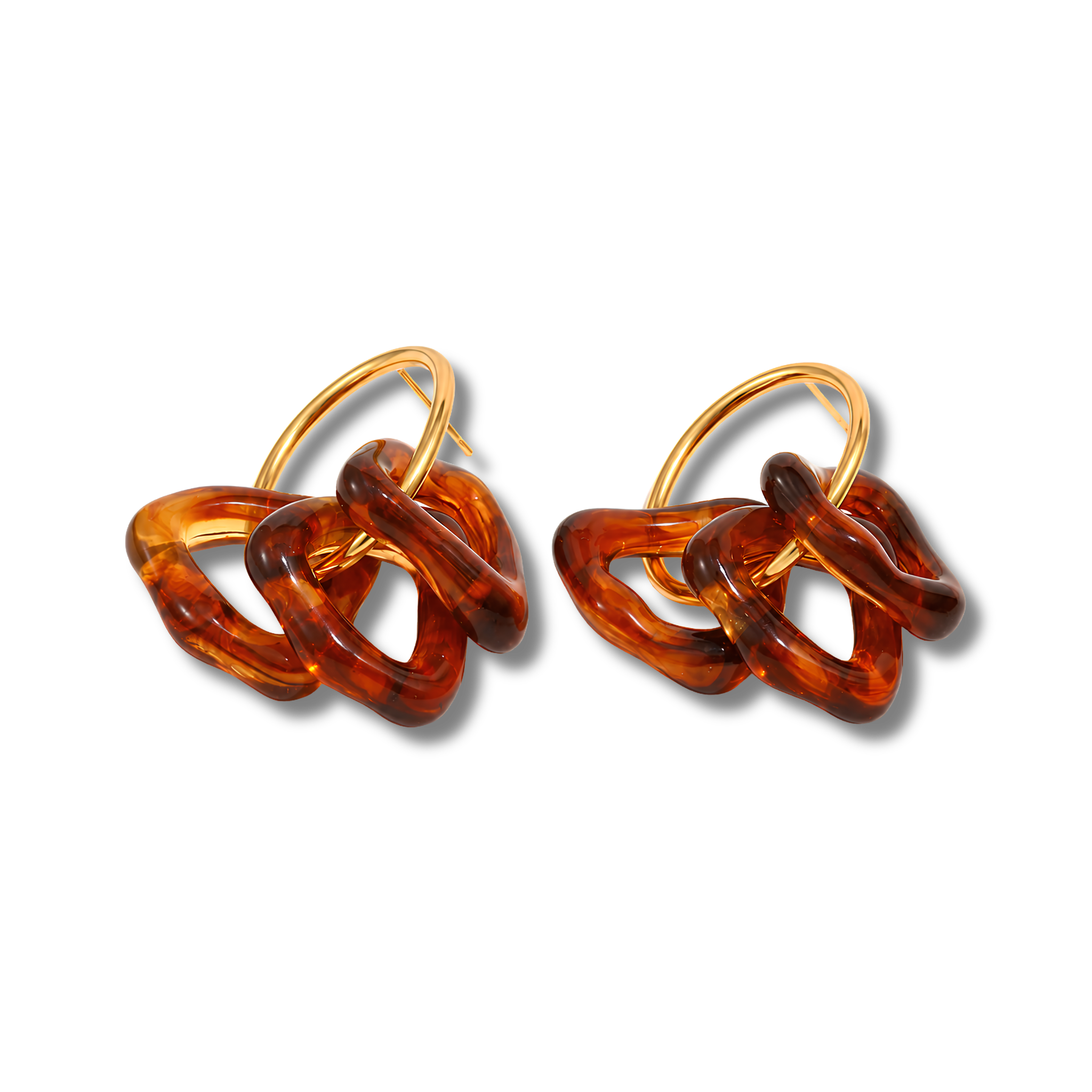 Pendientes Ámbar Tría