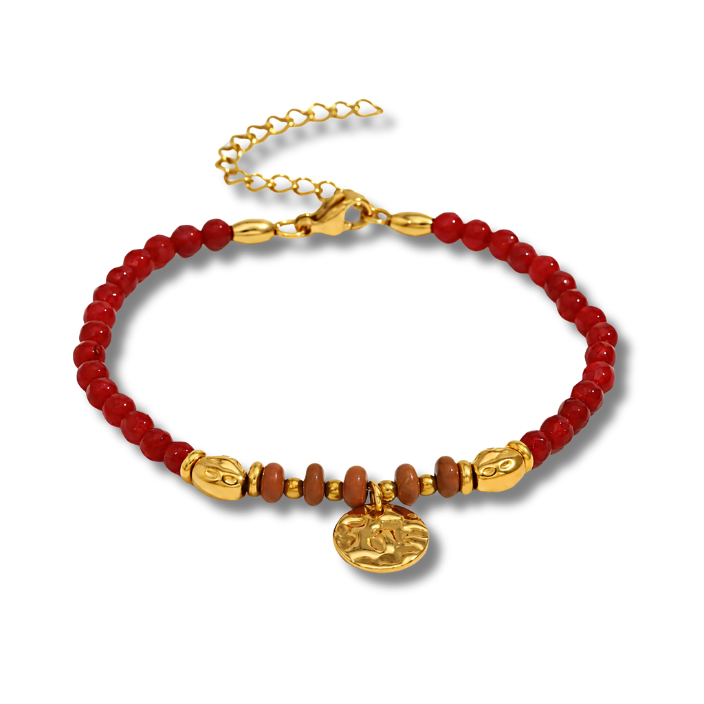 Pulsera Orbe Carmesí