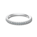 Anillo Moissanita Redonda 0.015CT