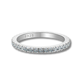 Anillo Moissanita Redonda 0.015CT