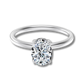 Anillo Moissanita Ovalada 1.5CT