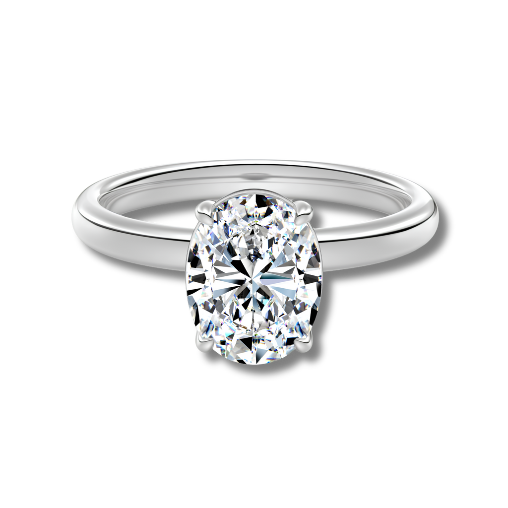Anillo Moissanita Ovalada 2.0CT