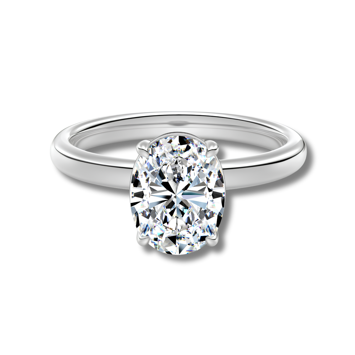 Anillo Moissanita Ovalada 2.0CT