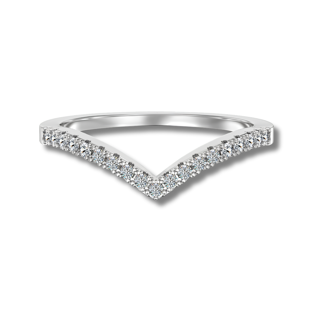 Anillo Moissanita V 0.19CT