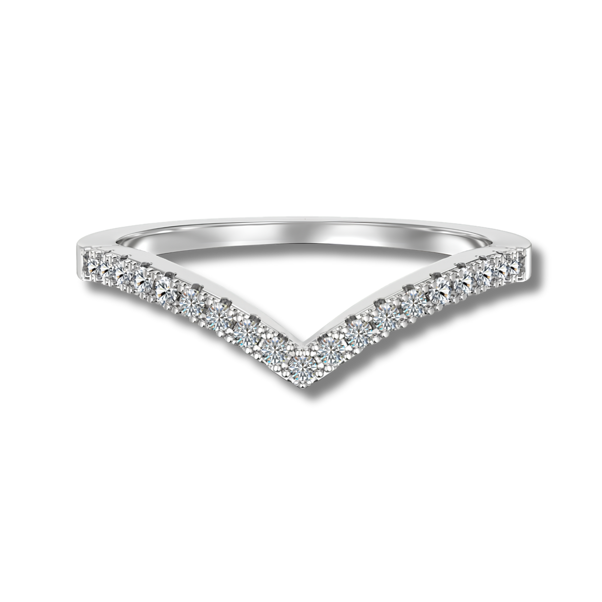 Anillo Moissanita V 0.19CT