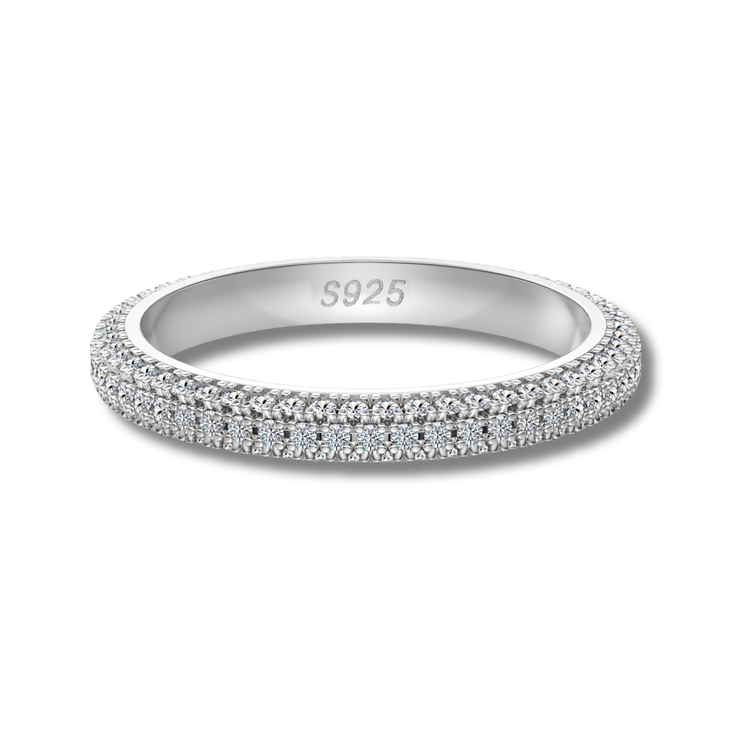 Anillo Moissanita Redonda 0.735CT